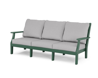 Country Living Wovendale Deep Seating Sofa in Green / Granite
