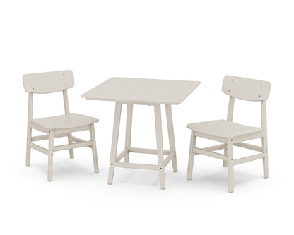 POLYWOOD® Modern Studio Urban Chair 3-Piece Bistro Dining Set in Sand