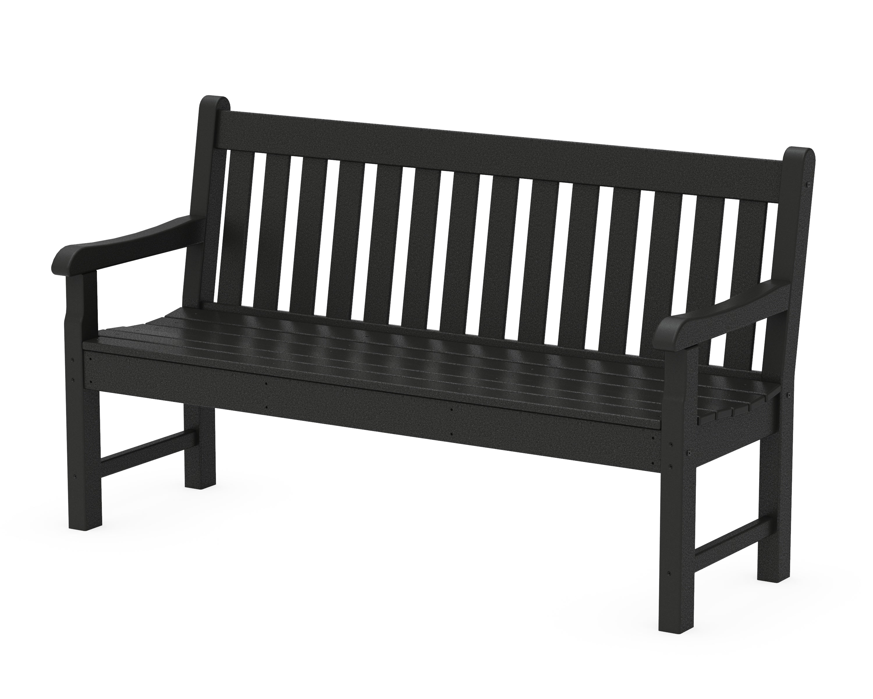 POLYWOOD® Rockford 60" Bench in Black