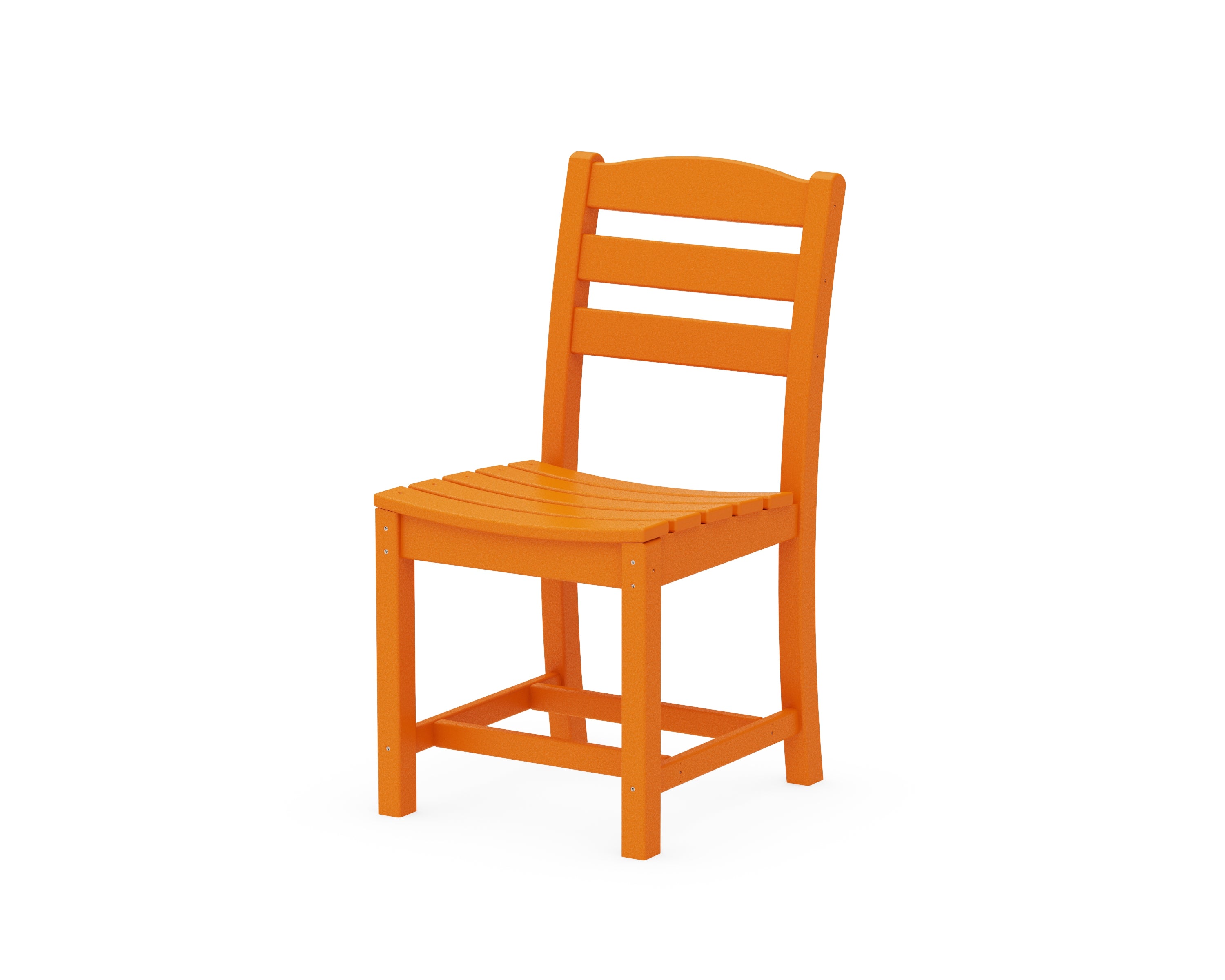 POLYWOOD® La Casa Café Dining Side Chair in Tangerine