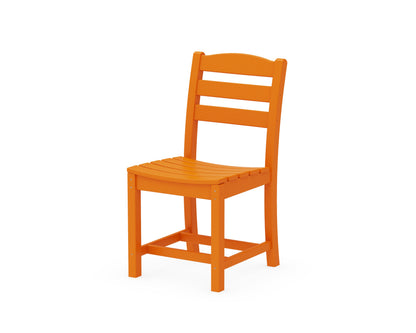 POLYWOOD® La Casa Café Dining Side Chair in Tangerine