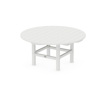 POLYWOOD® Round 37" Conversation Table in White
