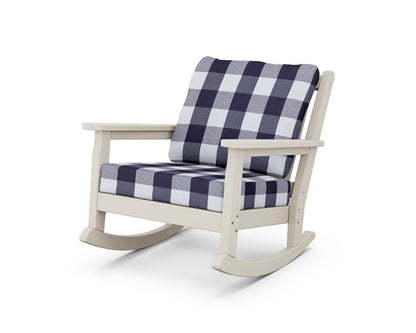 Chippendale Deep Seating Rocking Chair - Sand