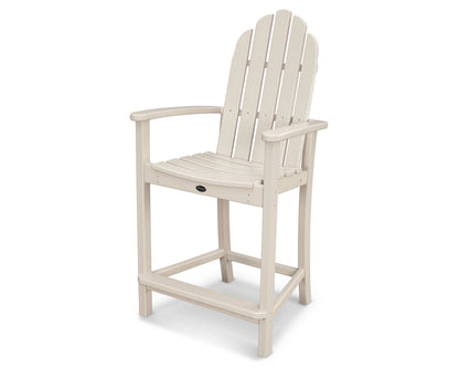 POLYWOOD® Classic Adirondack Counter Chair in Sand