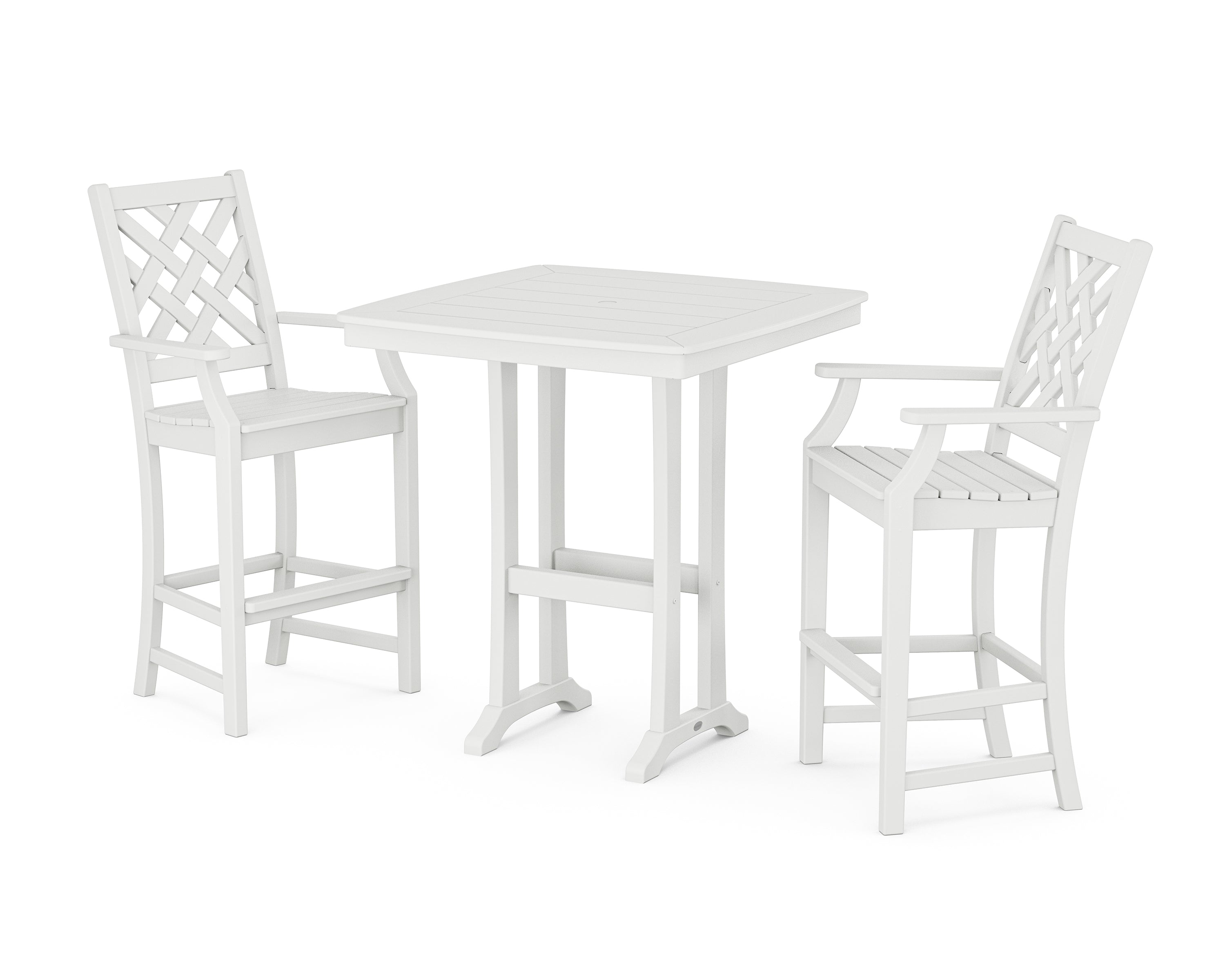 Country Living Wovendale 3-Piece Bar Set in White