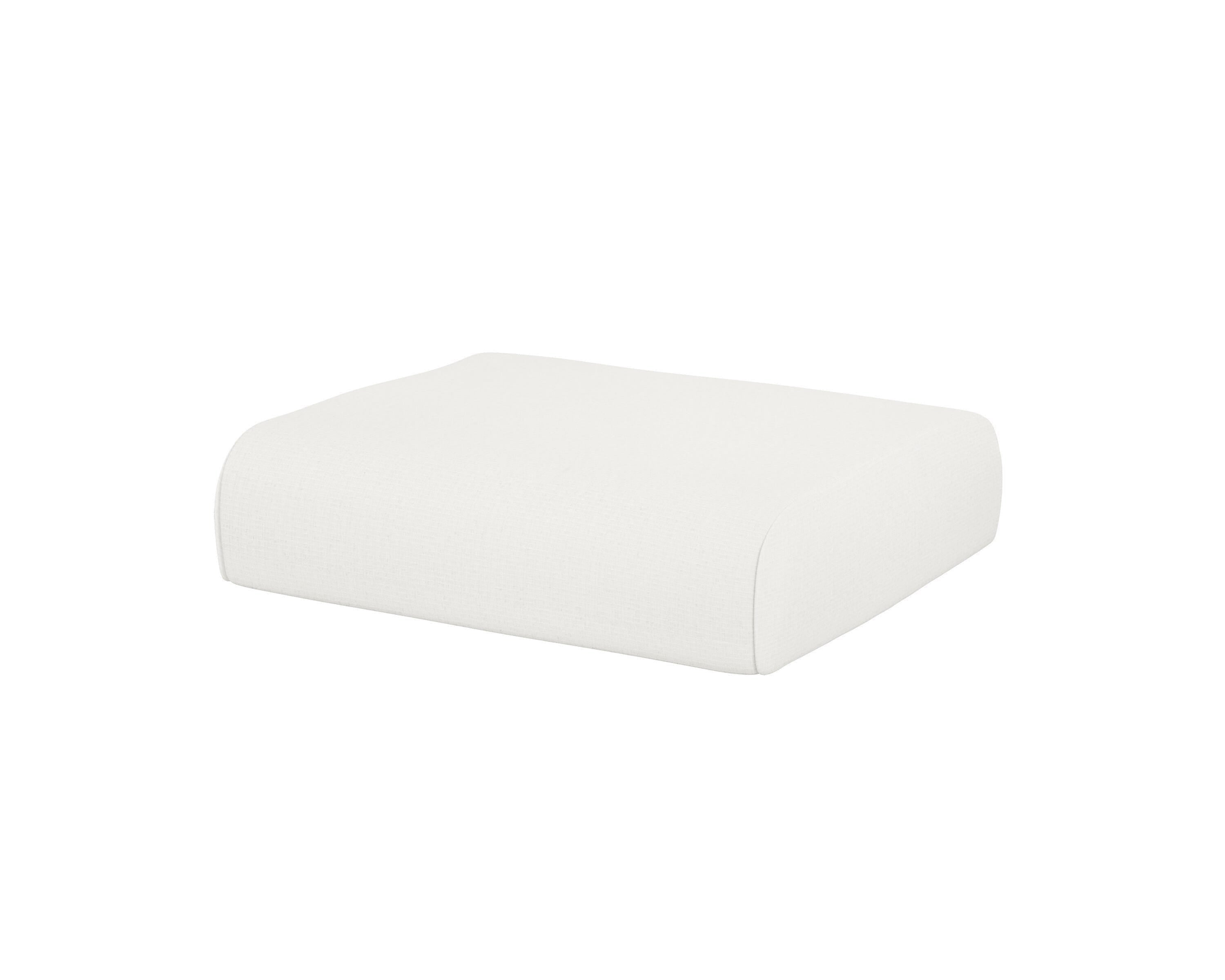 POLYWOOD® Club Ottoman Cushion in Natural Linen