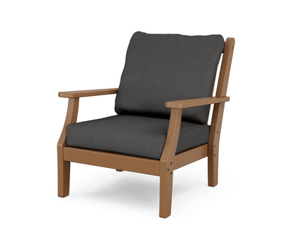 Country Living Wovendale Deep Seating Chair in Teak / Spectrum Carbon