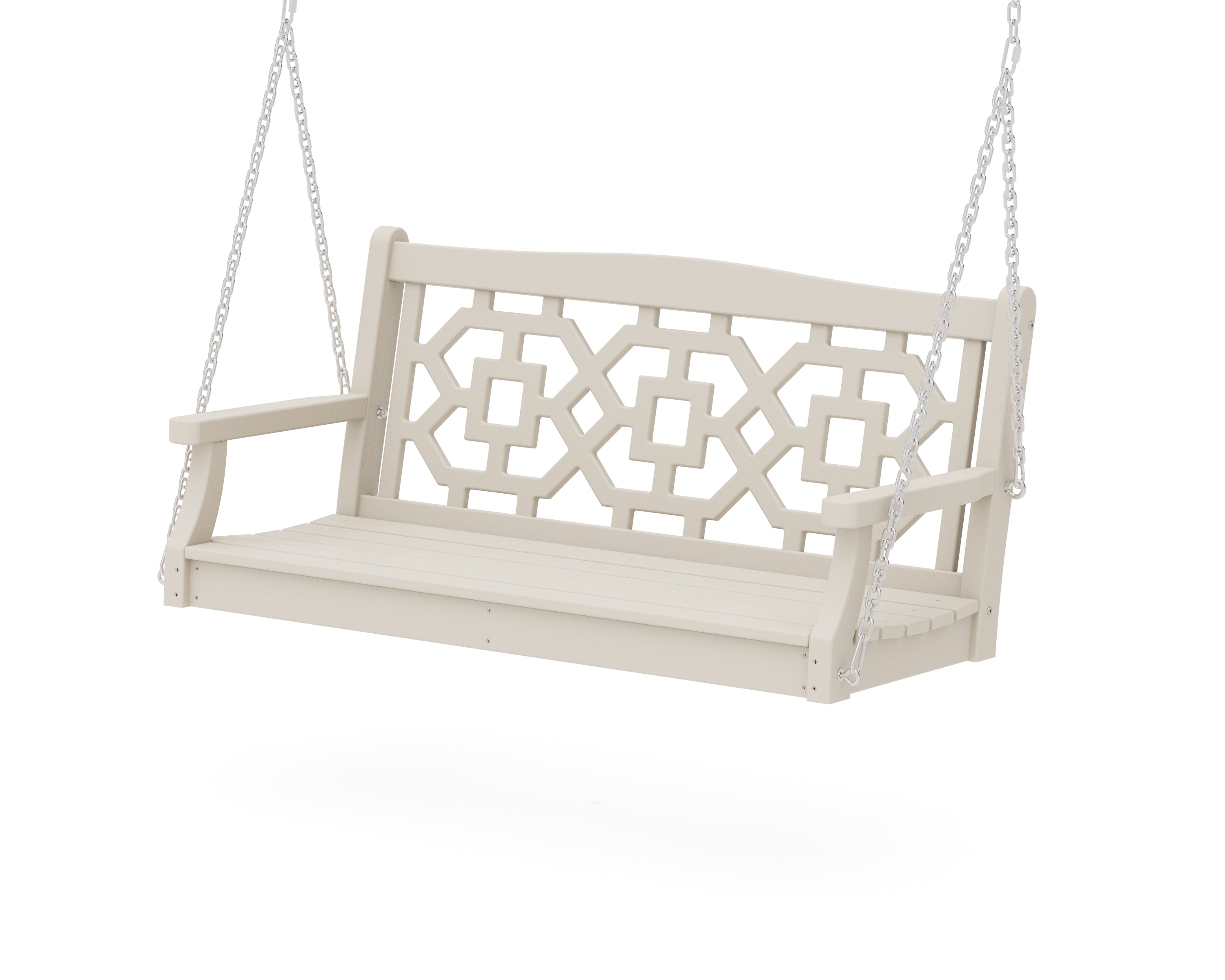 Martha Stewart by POLYWOOD® Chinoiserie 48" Swing in Sand