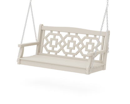 Martha Stewart by POLYWOOD® Chinoiserie 48" Swing in Sand