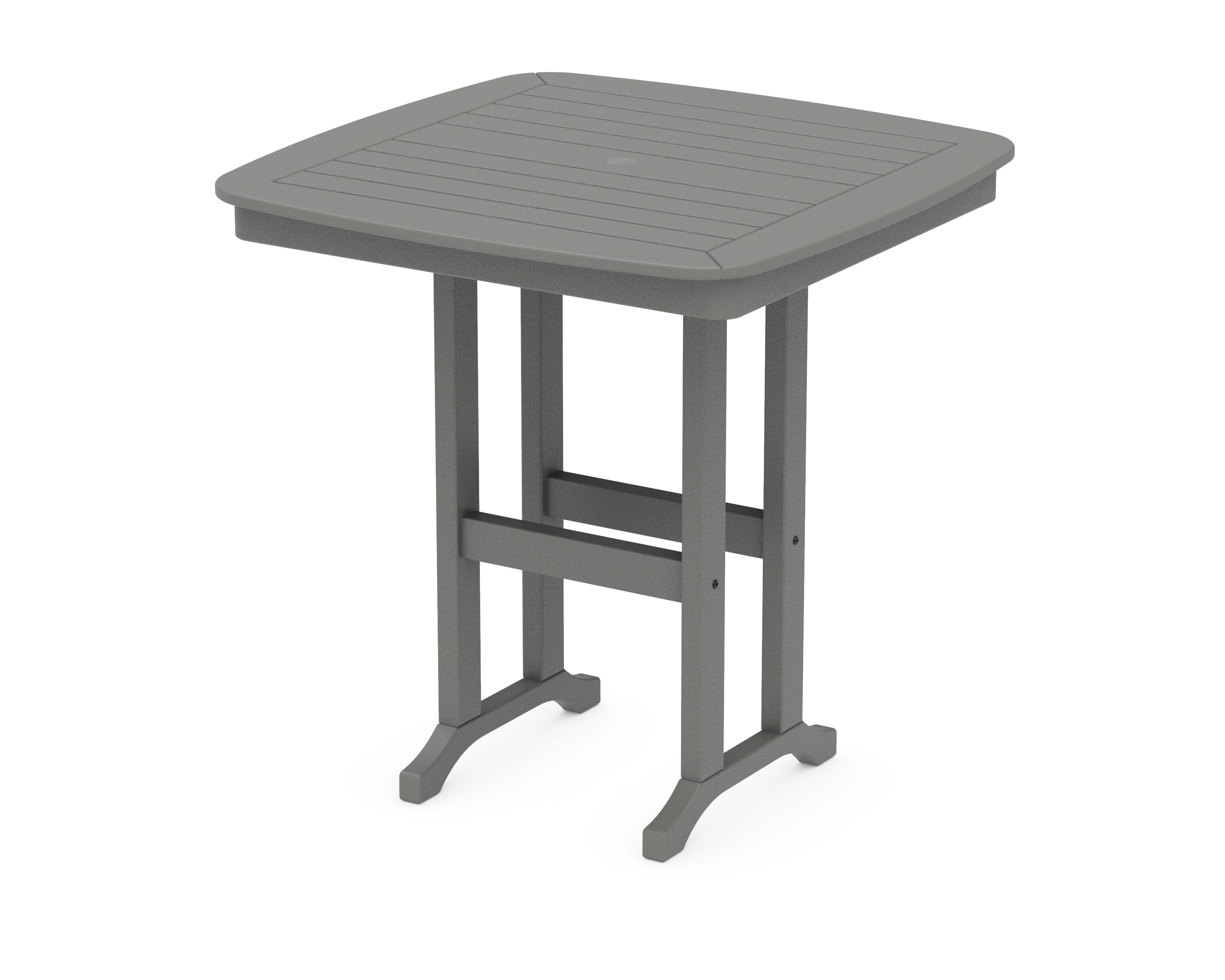 POLYWOOD® Nautical 37" Counter Table in Slate Grey