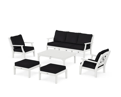 Chinoiserie 6-Piece Lounge Sofa Set