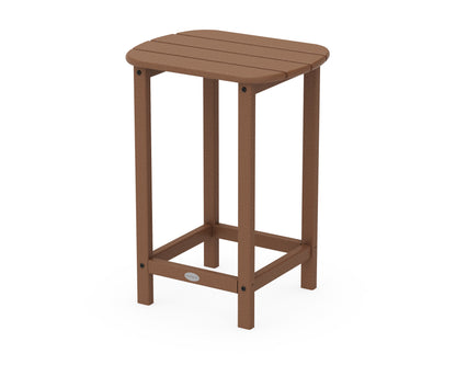 POLYWOOD® South Beach 26" Counter Side Table in Teak