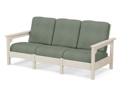 POLYWOOD® Club Sofa in Sand / Cast Sage