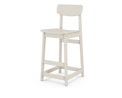 POLYWOOD® Modern Studio Urban Bar Chair in Sand