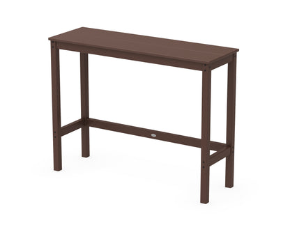 POLYWOOD® Studio Balcony Bar Table in Mahogany