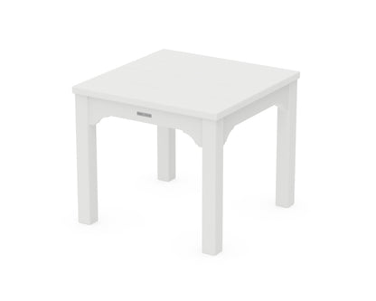 Martha Stewart by POLYWOOD® Chinoiserie End Table in White