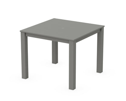 POLYWOOD® Parsons 38" X 38" Dining Table in Slate Grey