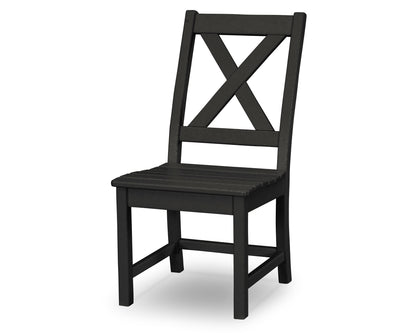 POLYWOOD® Braxton Dining Side Chair in Black