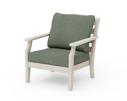 Draper James™ by  POLYWOOD® Savannah Deep Seating Chair in Sand / Cast Sage