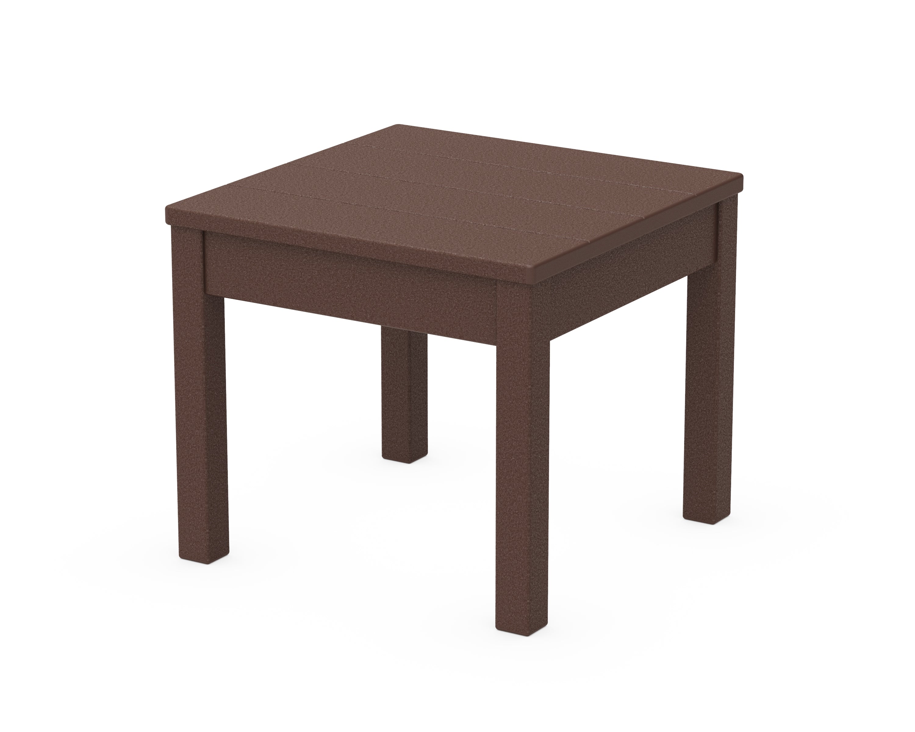 POLYWOOD® 22" Square End Table in Mahogany
