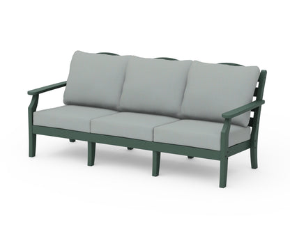 Draper James™ by  POLYWOOD® Savannah Deep Seating Sofa in Green / Spa