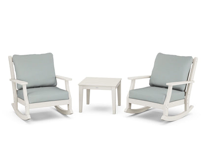 Country Living Wovendale 3-Piece Deep Seating Rocker Set in Sand / Spa
