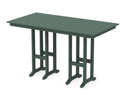 POLYWOOD® Farmhouse 37" x 72" Bar Table in Green