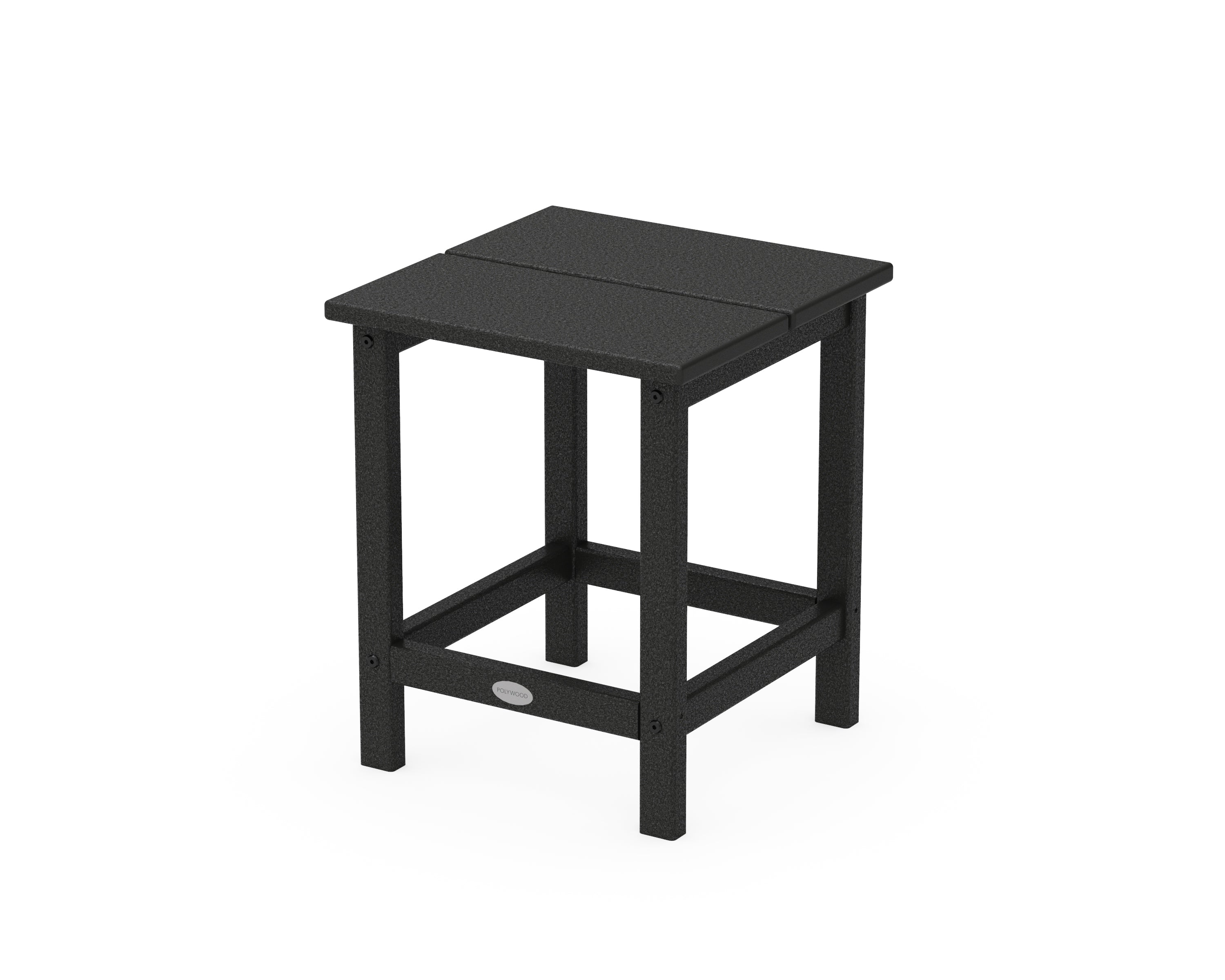 POLYWOOD® Studio Square Side Table in Black