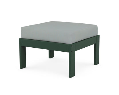 POLYWOOD® Vineyard Modular Ottoman in Green / Spa