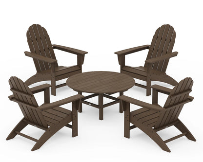 Vineyard 5-Piece Adirondack Chair Conversation Set