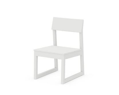 POLYWOOD® EDGE Dining Side Chair in White