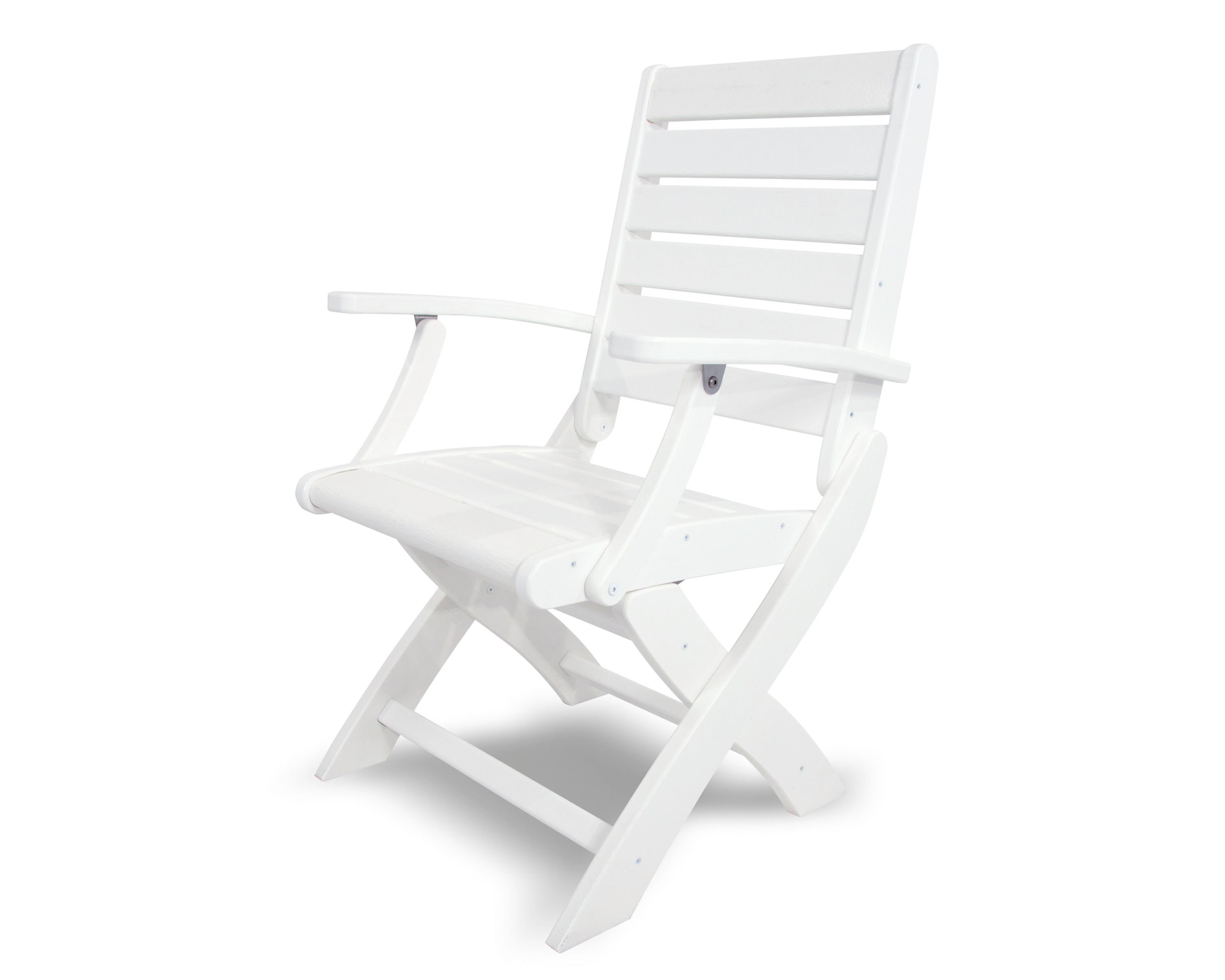 POLYWOOD® Signature Folding Chair in White