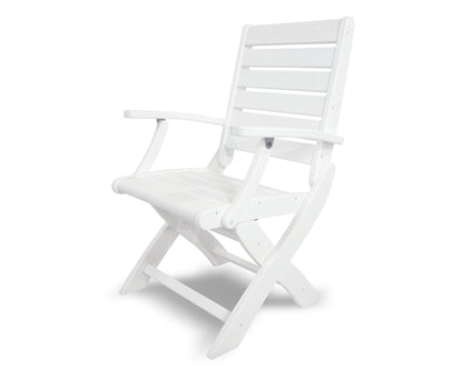POLYWOOD® Signature Folding Chair in White