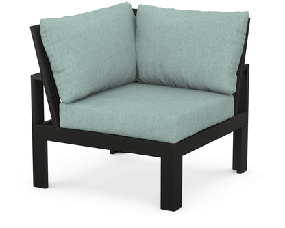 Unbranded Modular Corner Chair in Black / Glacier Spa