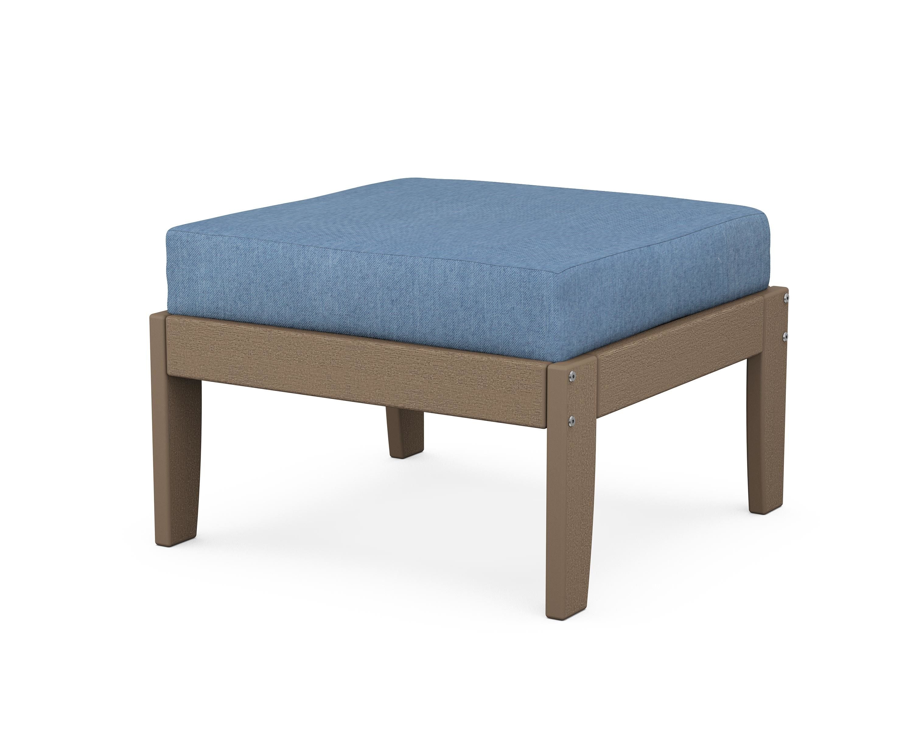 Unbranded Modular Ottoman - Classic in Vintage Sahara / Sky Blue