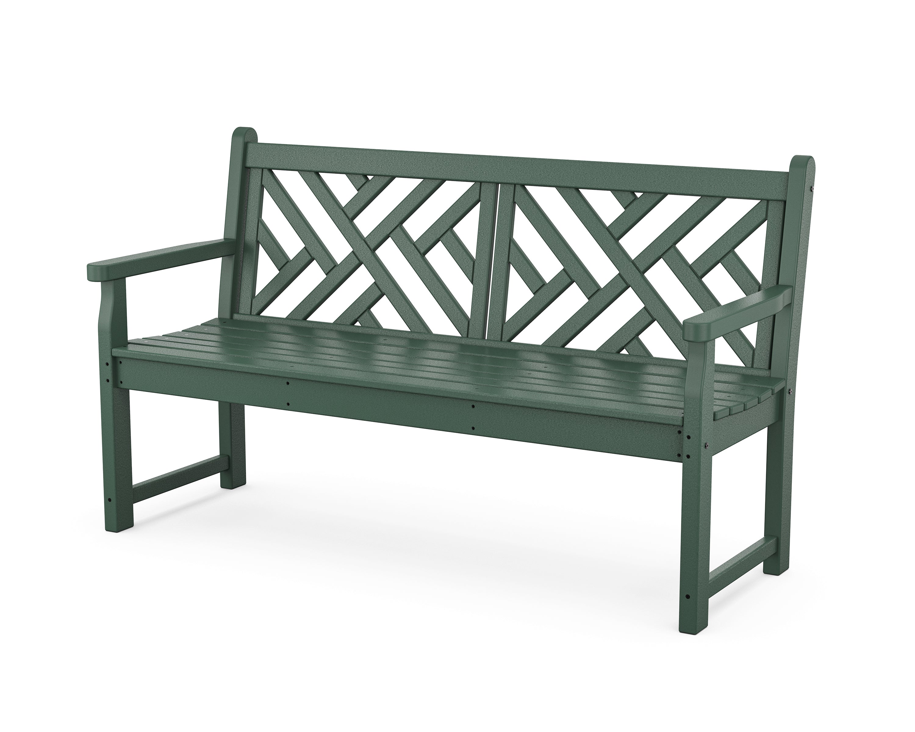 POLYWOOD® Chippendale 60" Bench in Green