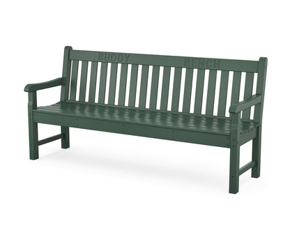 POLYWOOD® 72" Buddy Bench in Green