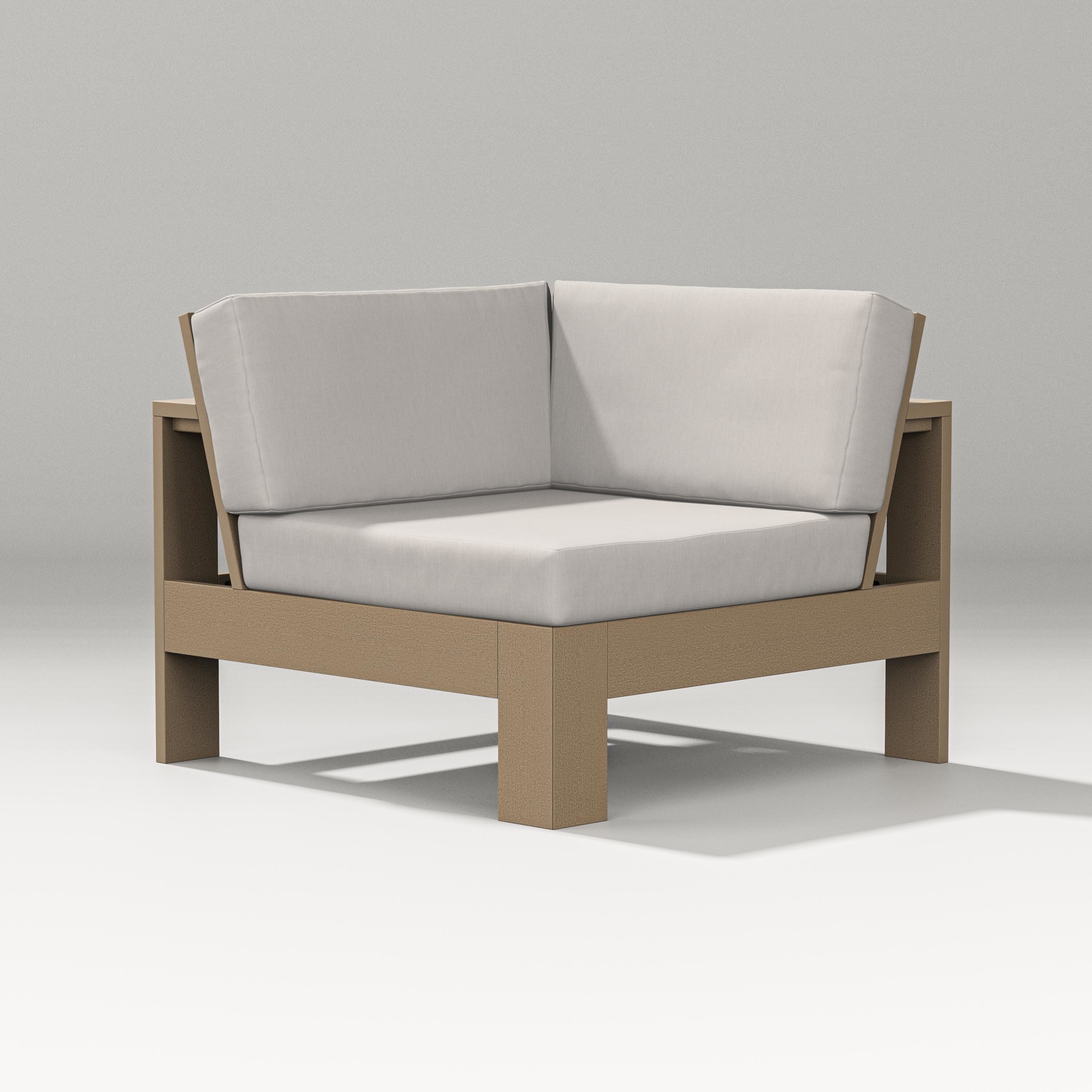 PW Designer Series Latitude Modular Corner Chair in Vintage Sahara / Cast Ash