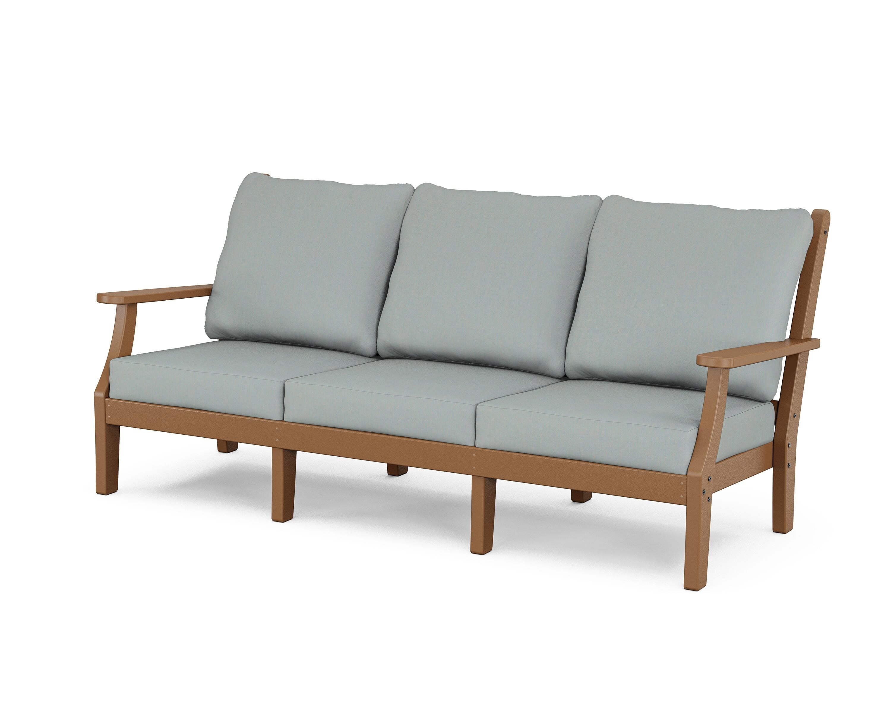 Country Living Wovendale Deep Seating Sofa in Teak / Spa