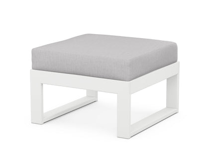 Unbranded Modular Ottoman - Modern in White / Granite