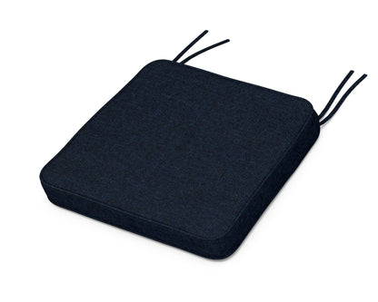Martha Stewart by POLYWOOD® Chinoiserie Side Chair Seat Cushion in Marine Indigo