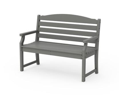 POLYWOOD® Savannah 48" Bench in Slate Grey