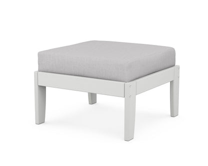Unbranded Modular Ottoman - Classic in White / Granite