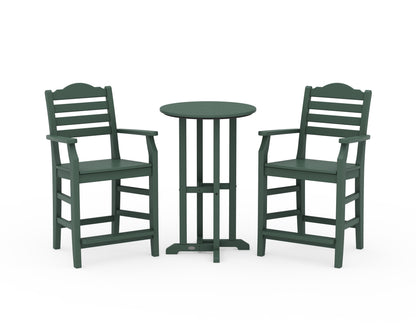 Draper James™ by  POLYWOOD® Savannah 3-Piece Farmhouse Counter Set in Green
