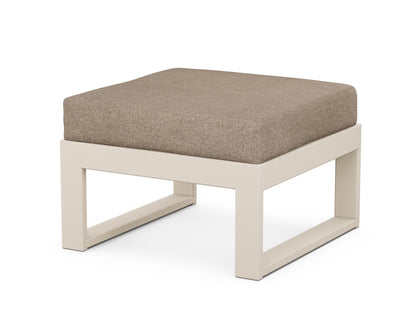 Unbranded Modular Ottoman - Modern in Sand / Spiced Burlap