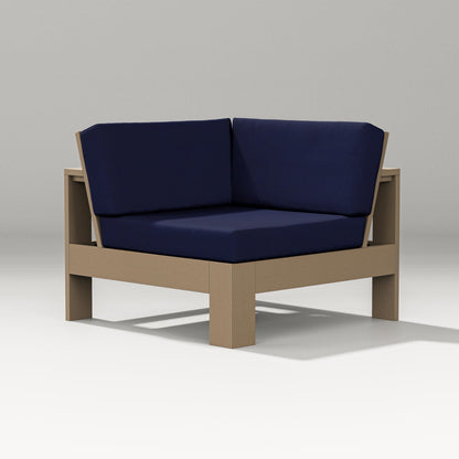 PW Designer Series Latitude Modular Corner Chair in Vintage Sahara / Navy