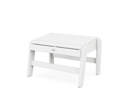 POLYWOOD® Grand Upright Adirondack Ottoman in White