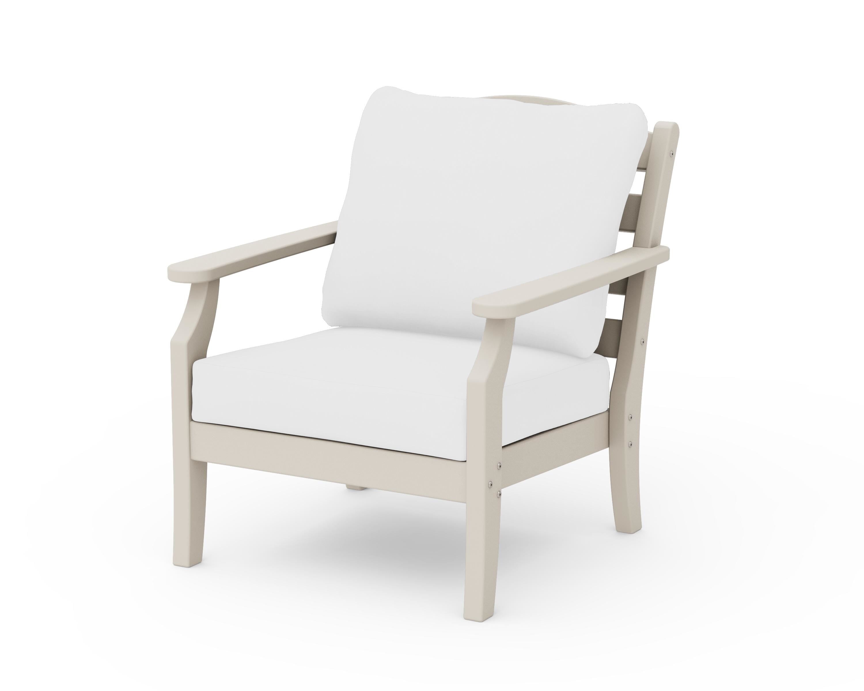 Draper James™ by  POLYWOOD® Savannah Deep Seating Chair in Sand / Natural