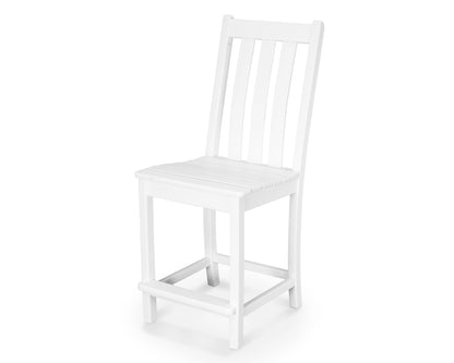 POLYWOOD® Vineyard Counter Side Chair in White