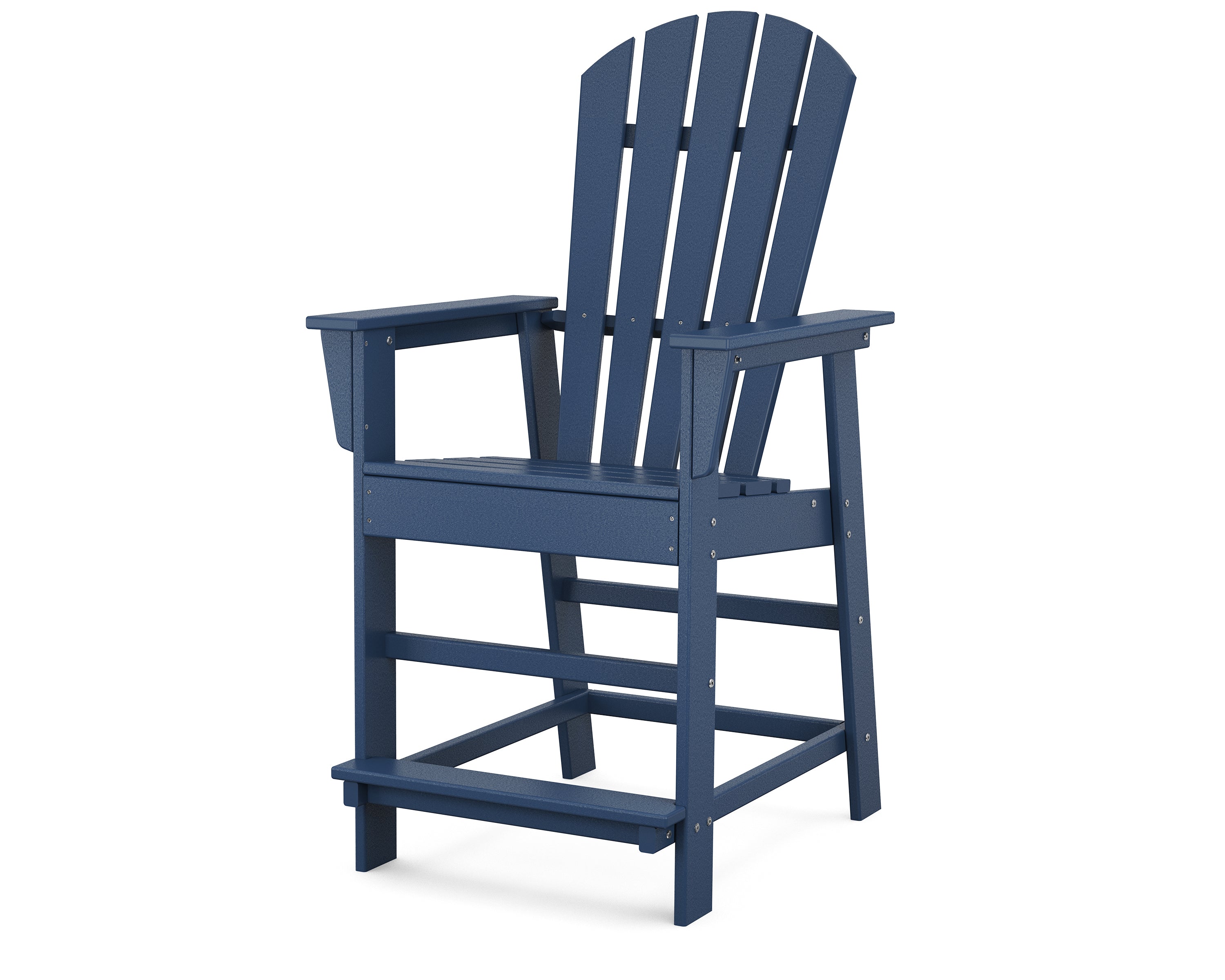 POLYWOOD® South Beach Counter Chair in Navy